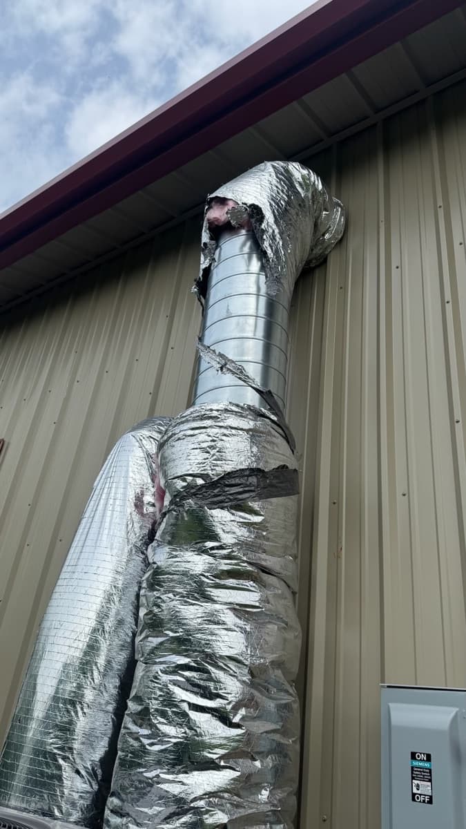 Before: Ductwork Replacement