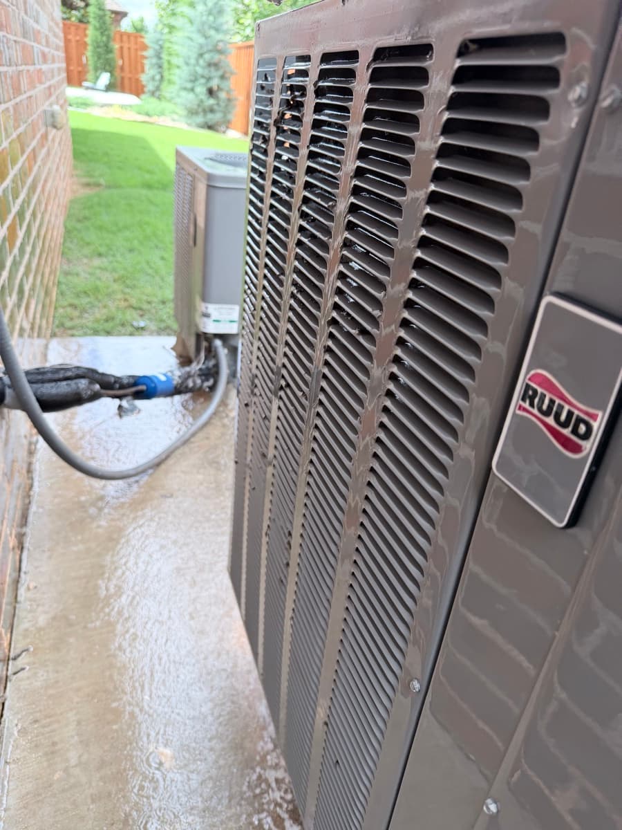 After: Condenser Deep Clean