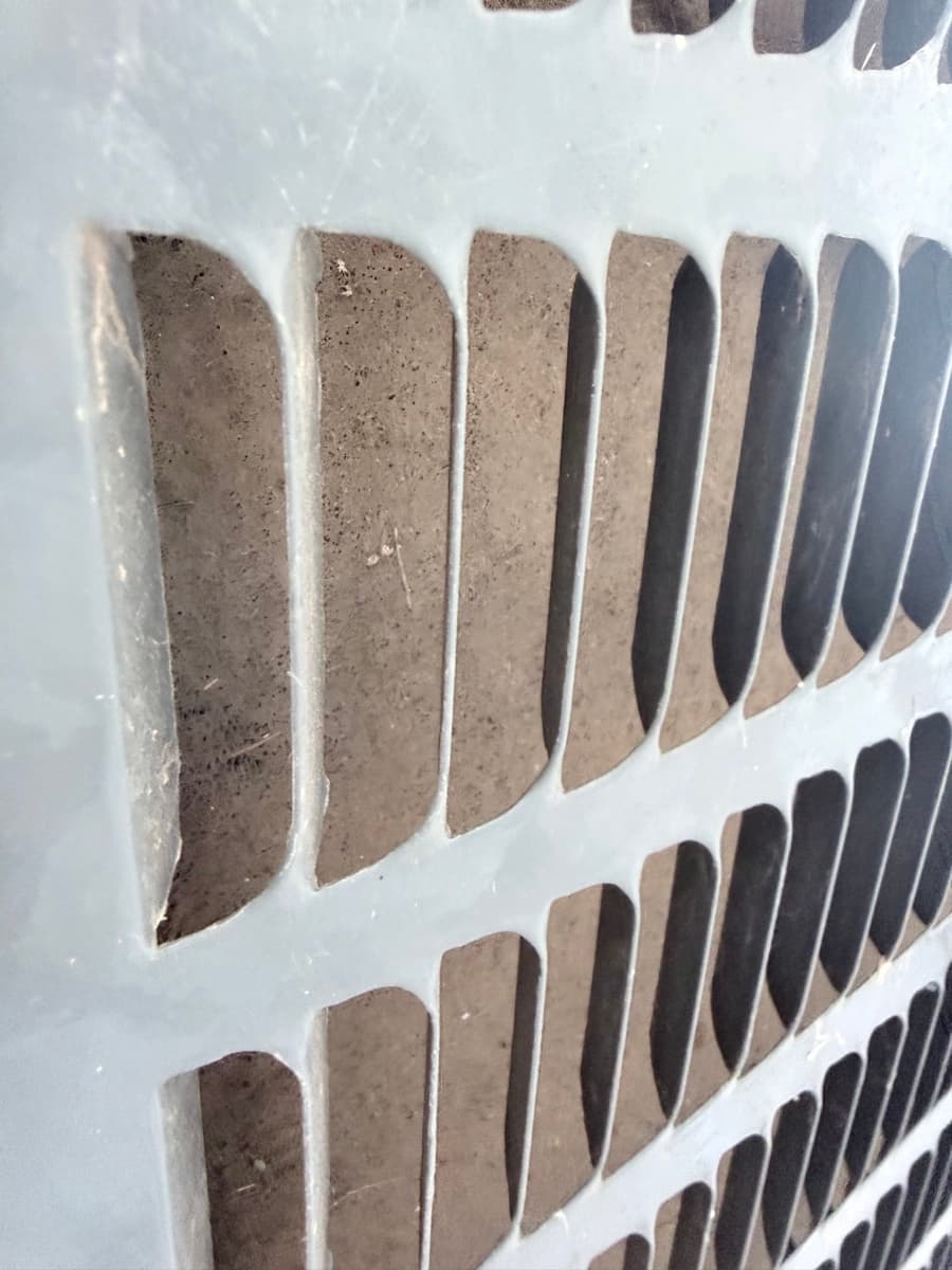 Before: Condenser Deep Clean